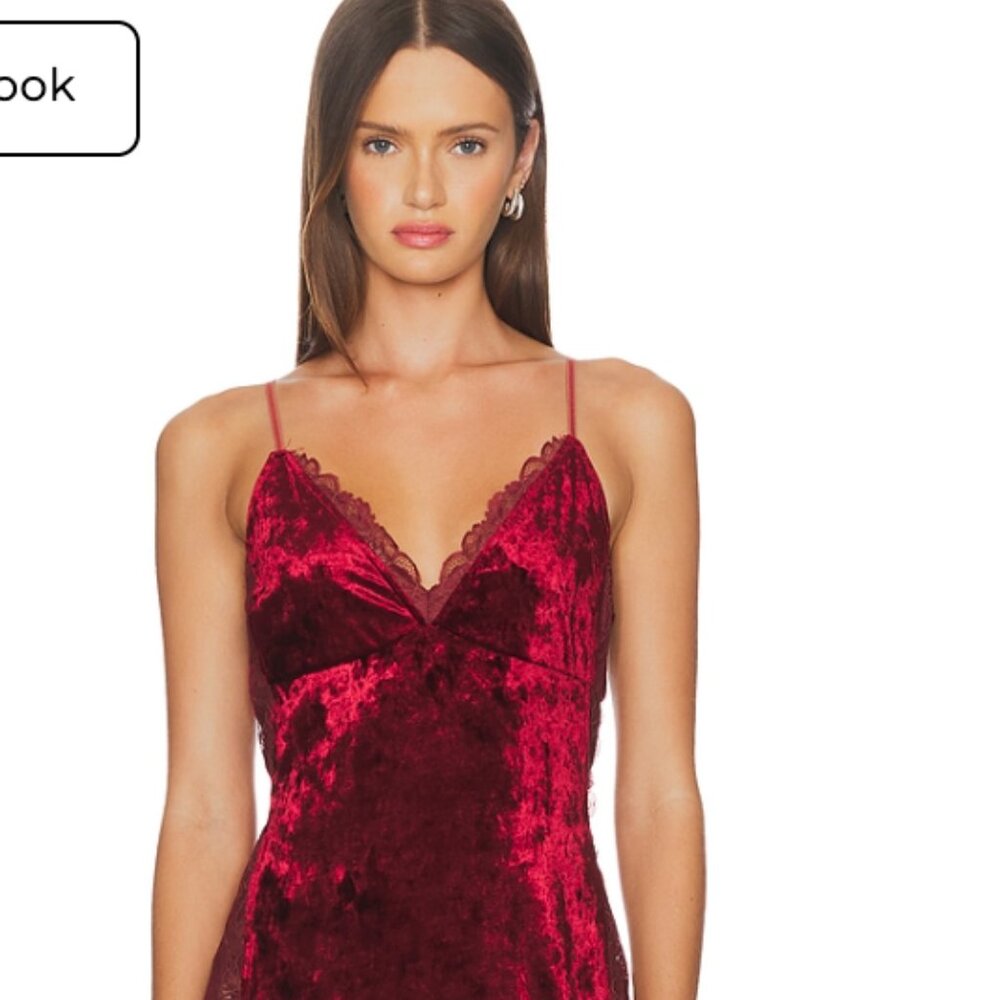 Raise A Toast Midi Slip Dress NWT Revolve